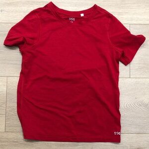 DSG Classic XS (6-7) Boys Red Moisture-Wicking Tee